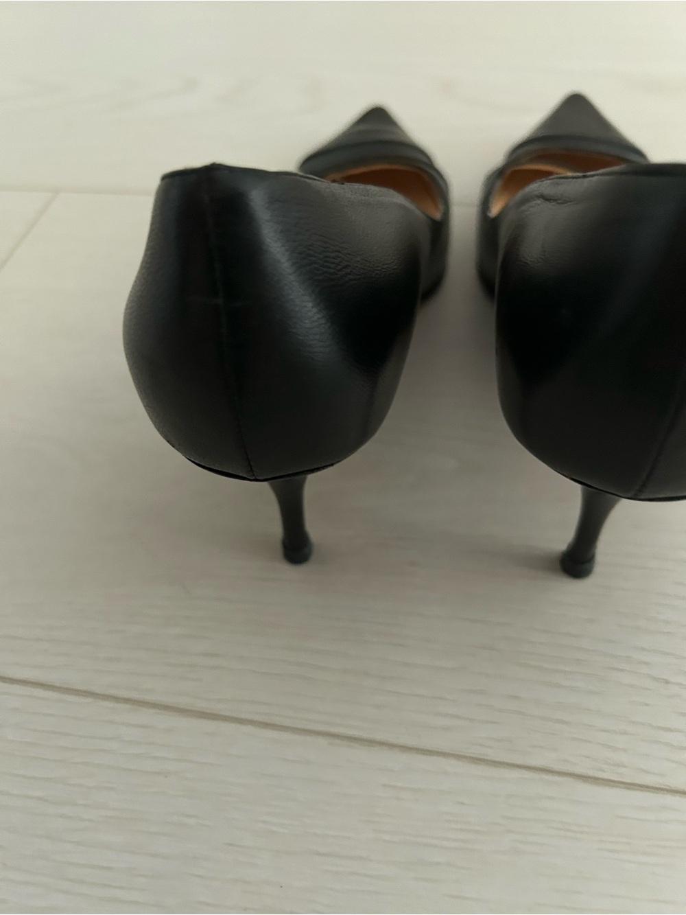 Cole Haan Classic Pointed Mary Jane Pumps - Black - Picture 3 of 6